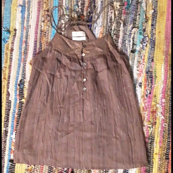 Abercrombie & Fitch brown racerback camisole  XS - Picture 4 of 5